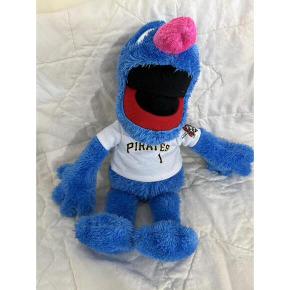 Sesame Street Other - Pittsburgh Pirates Grover 12” Sesame Street Plush SGA 2024 Stuffed Animal MLB